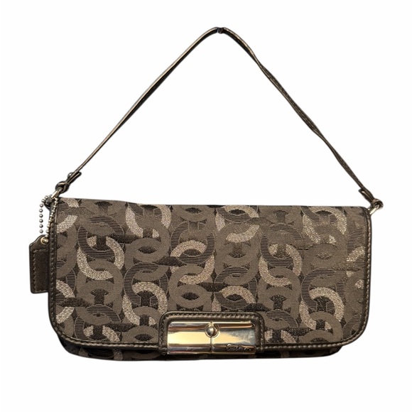 Coach Handbags - Coach Kristin Op Art Wristlet Mini Bag (A747)